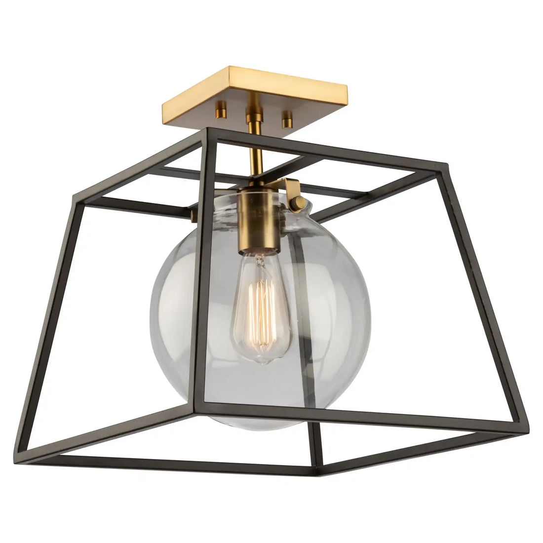ARTCRAFT, BRIDGETOWN SEMI-FLUSH MOUNT, SEMI FLUSH MOUNT LIGHT