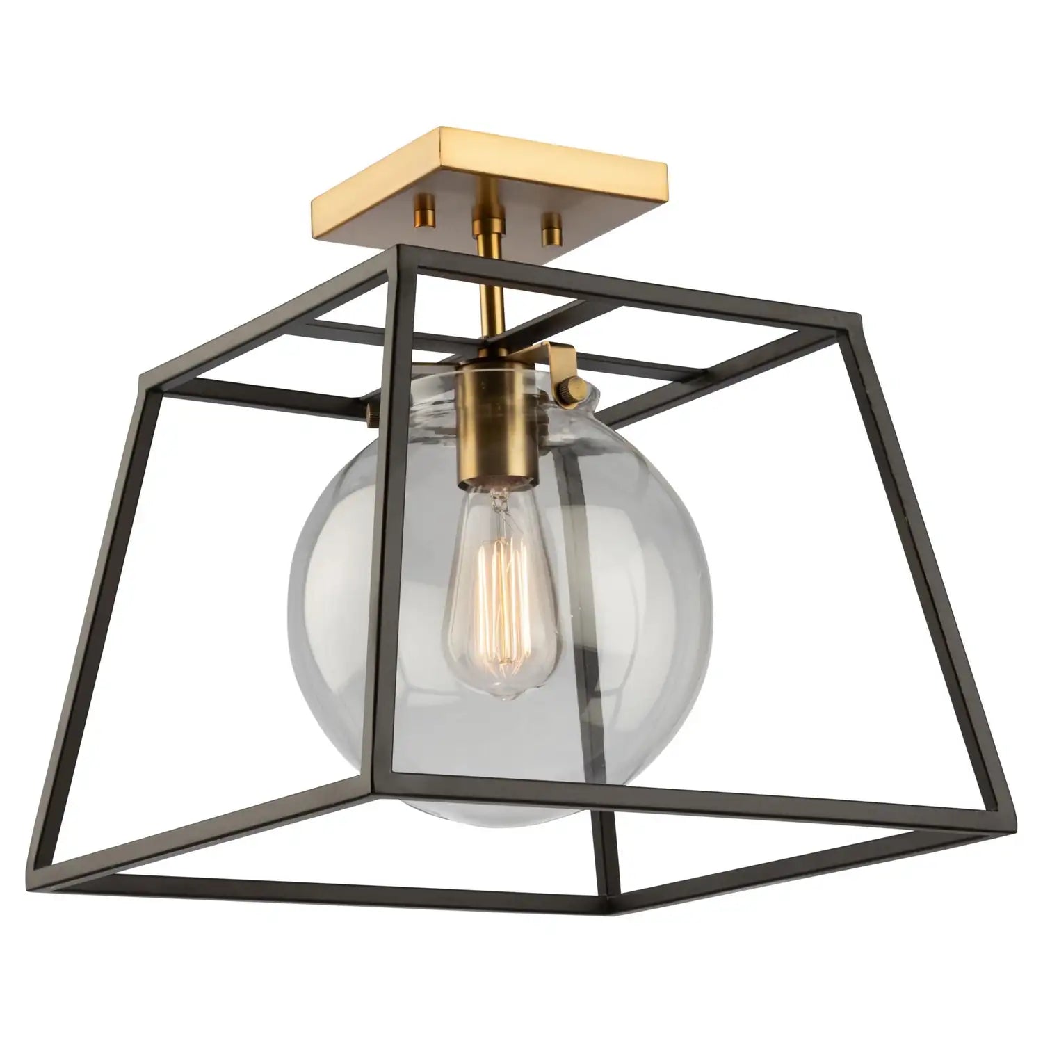 ARTCRAFT, BRIDGETOWN SEMI-FLUSH MOUNT, SEMI FLUSH MOUNT LIGHT