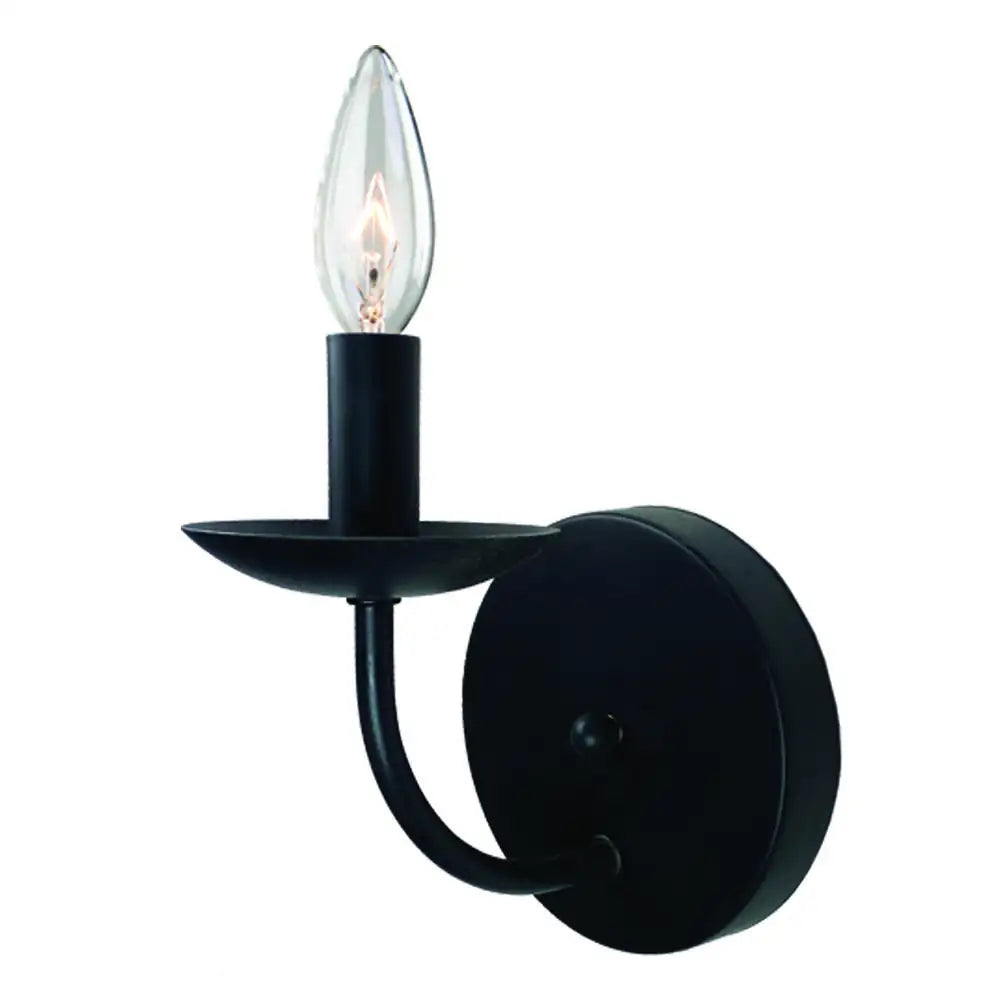 ARTCRAFT, WROUGHT IRON SCONCE, WALL SCONCES