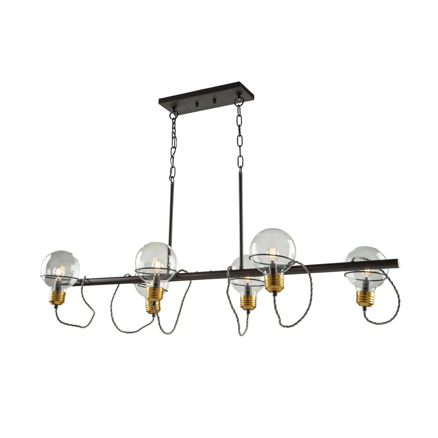 ARTCRAFT, MARTINA ISLAND/POOL TABLE, LINEAR LIGHT
