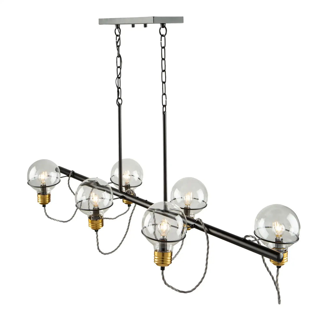 ARTCRAFT, MARTINA ISLAND/POOL TABLE, LINEAR LIGHT