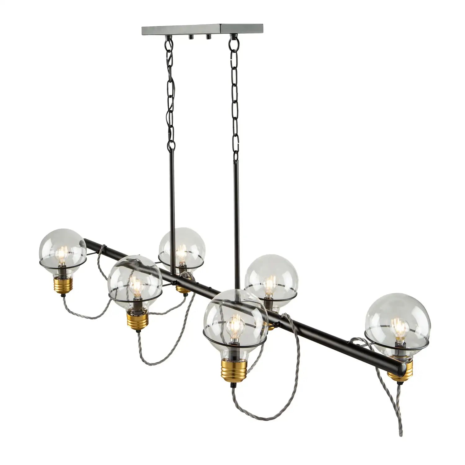 ARTCRAFT, MARTINA ISLAND/POOL TABLE, LINEAR LIGHT