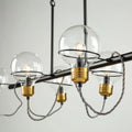 ARTCRAFT, MARTINA ISLAND/POOL TABLE, LINEAR LIGHT