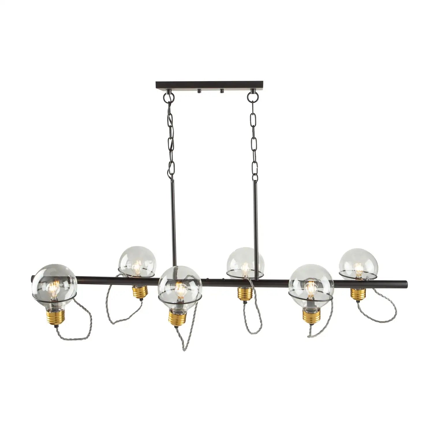 ARTCRAFT, MARTINA ISLAND/POOL TABLE, LINEAR LIGHT