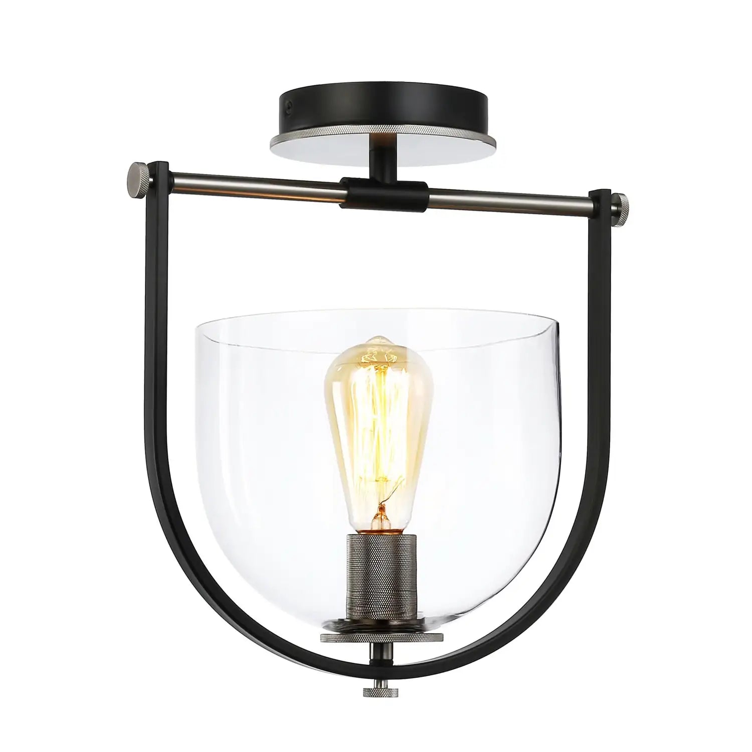 ARTCRAFT, CHESHIRE SEMI-FLUSH MOUNT, SEMI FLUSH MOUNT LIGHT