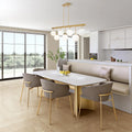 ARTCRAFT, AURELIA ISLAND/POOL TABLE, LINEAR LIGHT