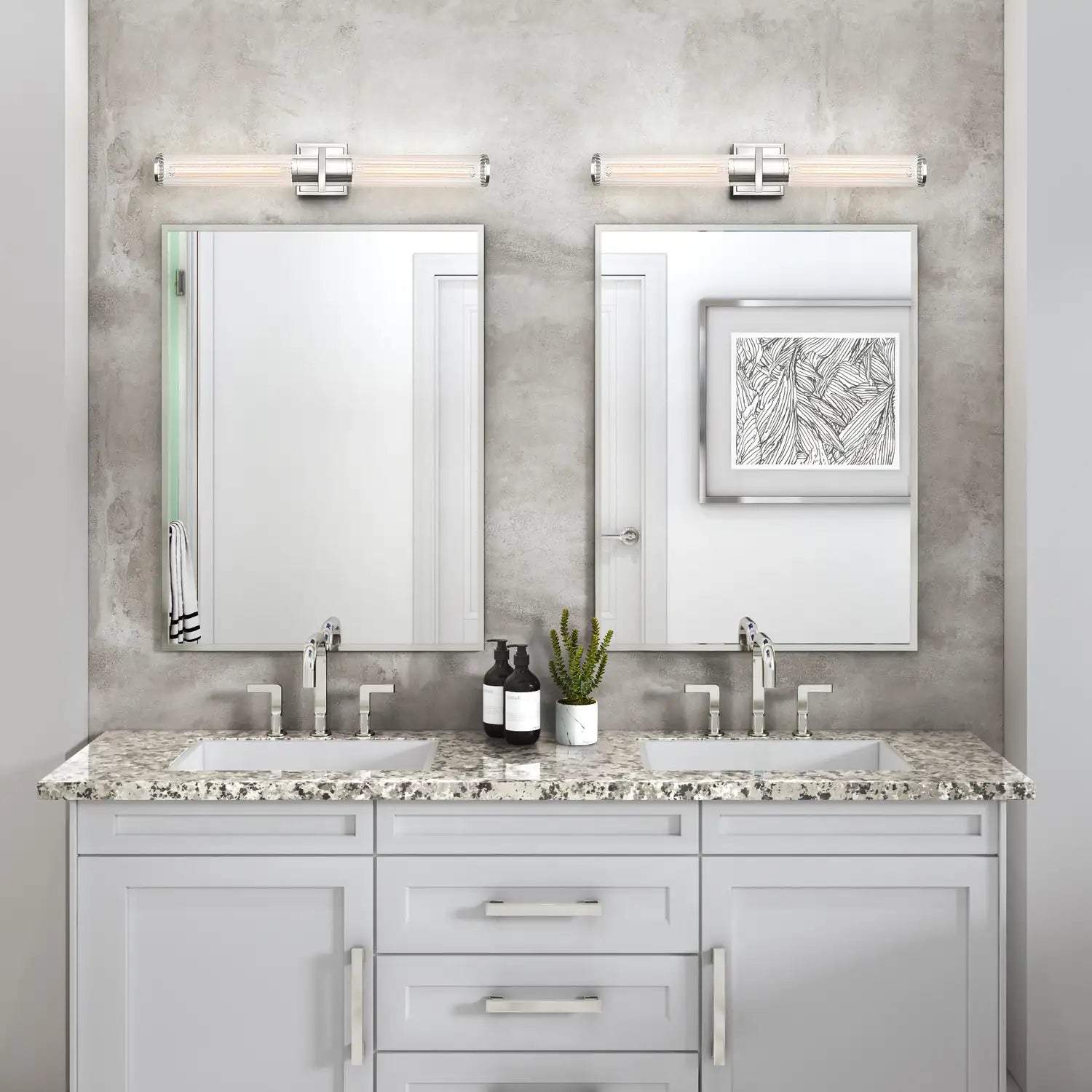 ARTCRAFT, POSITANO BATHROOM VANITY, VANITY LIGHT