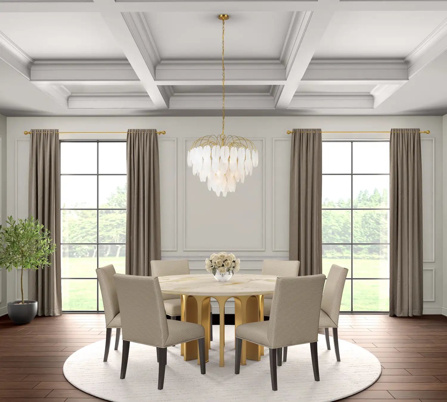 ARTCRAFT, ALESSIA CHANDELIER, CHANDELIER LIGHT