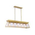 ARTCRAFT, LUCIAN ISLAND/POOL TABLE, LINEAR LIGHT