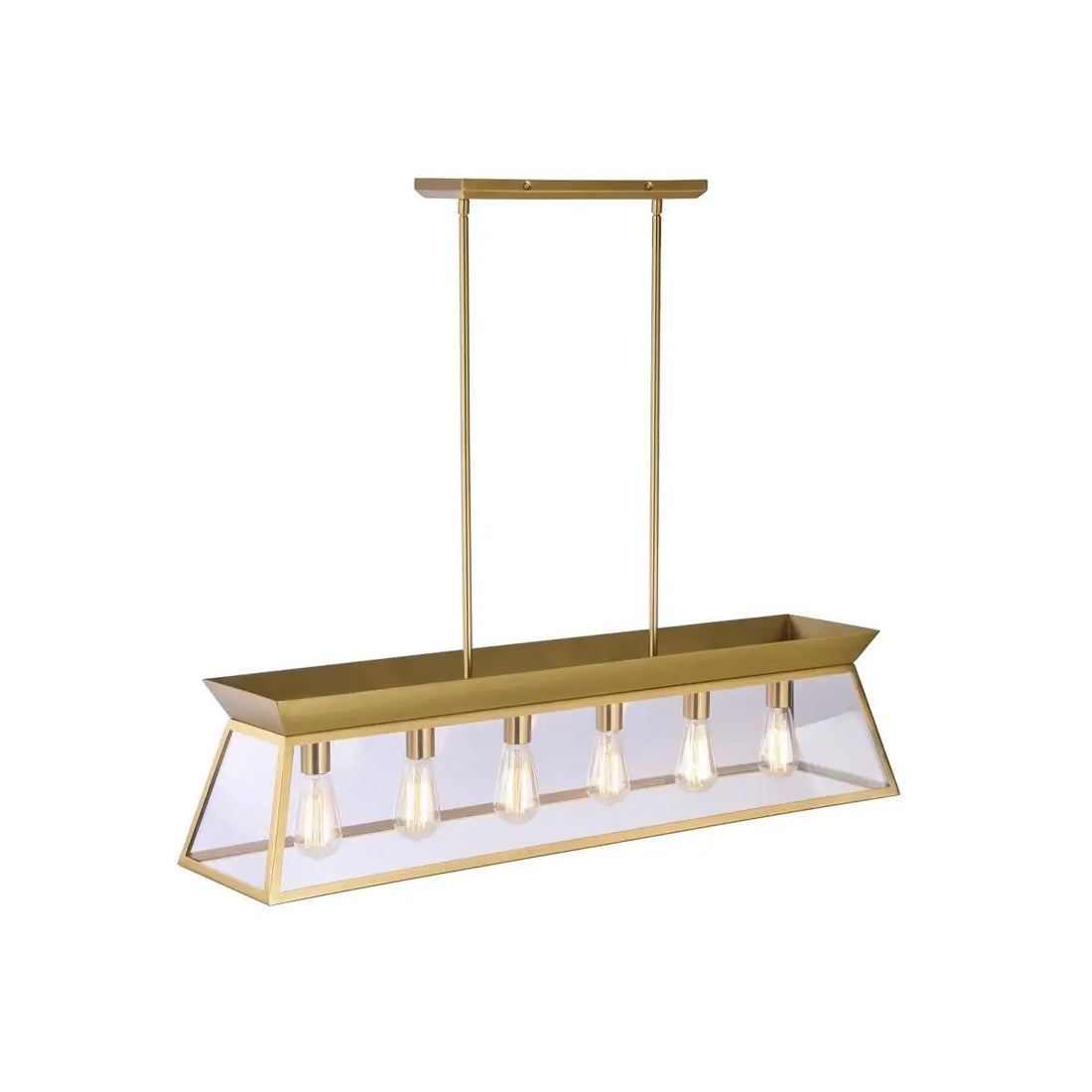 ARTCRAFT, LUCIAN ISLAND/POOL TABLE, LINEAR LIGHT