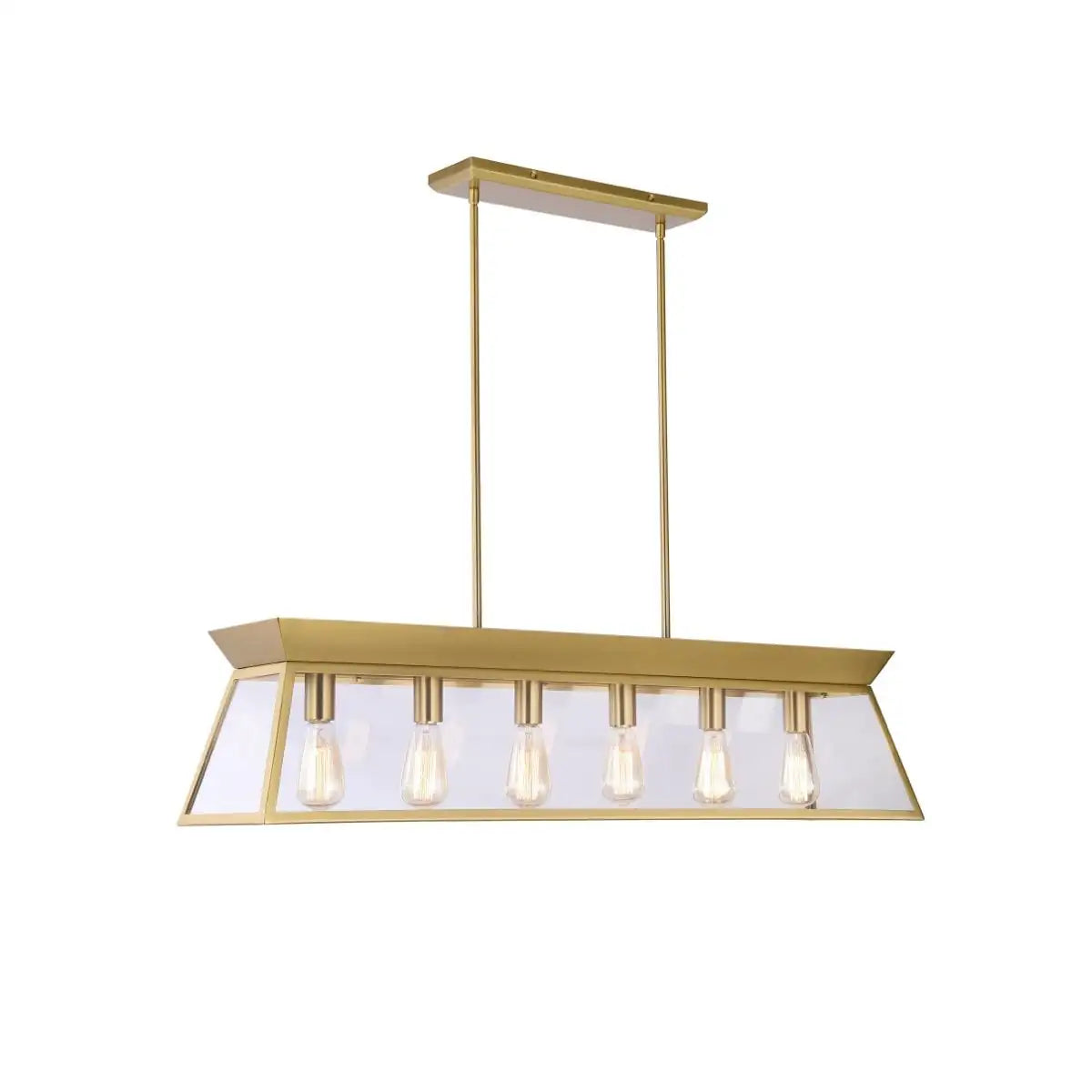 ARTCRAFT, LUCIAN ISLAND/POOL TABLE, LINEAR LIGHT
