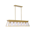 ARTCRAFT, LUCIAN ISLAND/POOL TABLE, LINEAR LIGHT
