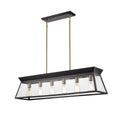 ARTCRAFT, LUCIAN ISLAND/POOL TABLE, LINEAR LIGHT
