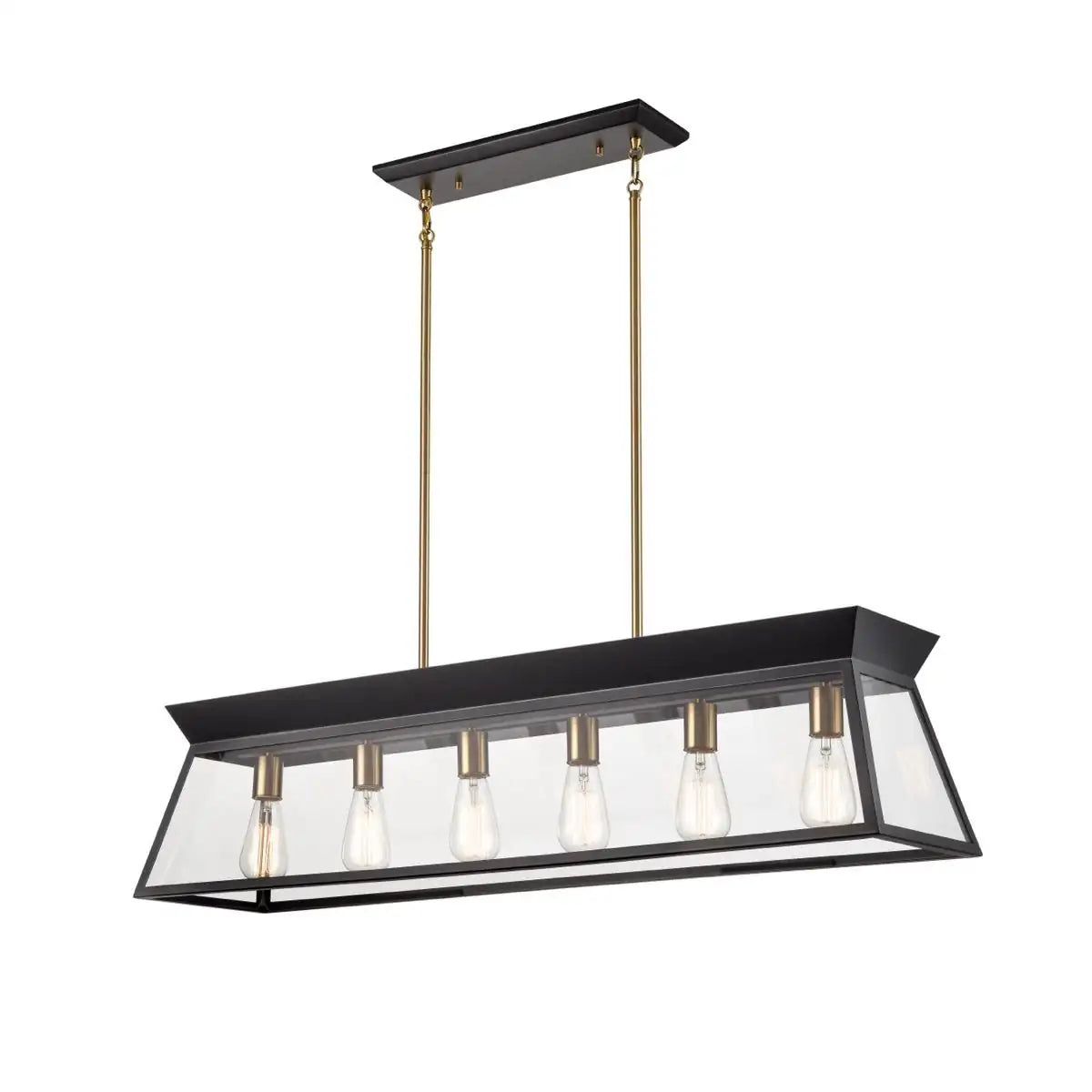 ARTCRAFT, LUCIAN ISLAND/POOL TABLE, LINEAR LIGHT