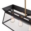 ARTCRAFT, LUCIAN ISLAND/POOL TABLE, LINEAR LIGHT