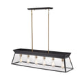 ARTCRAFT, LUCIAN ISLAND/POOL TABLE, LINEAR LIGHT