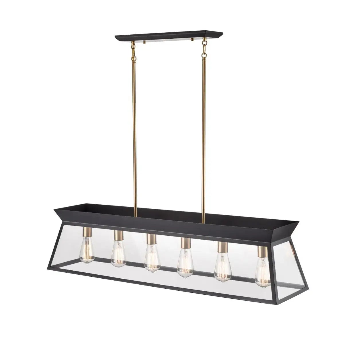 ARTCRAFT, LUCIAN ISLAND/POOL TABLE, LINEAR LIGHT