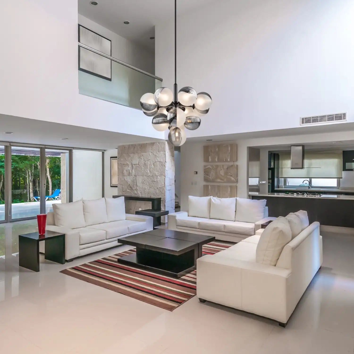ARTCRAFT, BOLLA CHANDELIER, CHANDELIER LIGHT