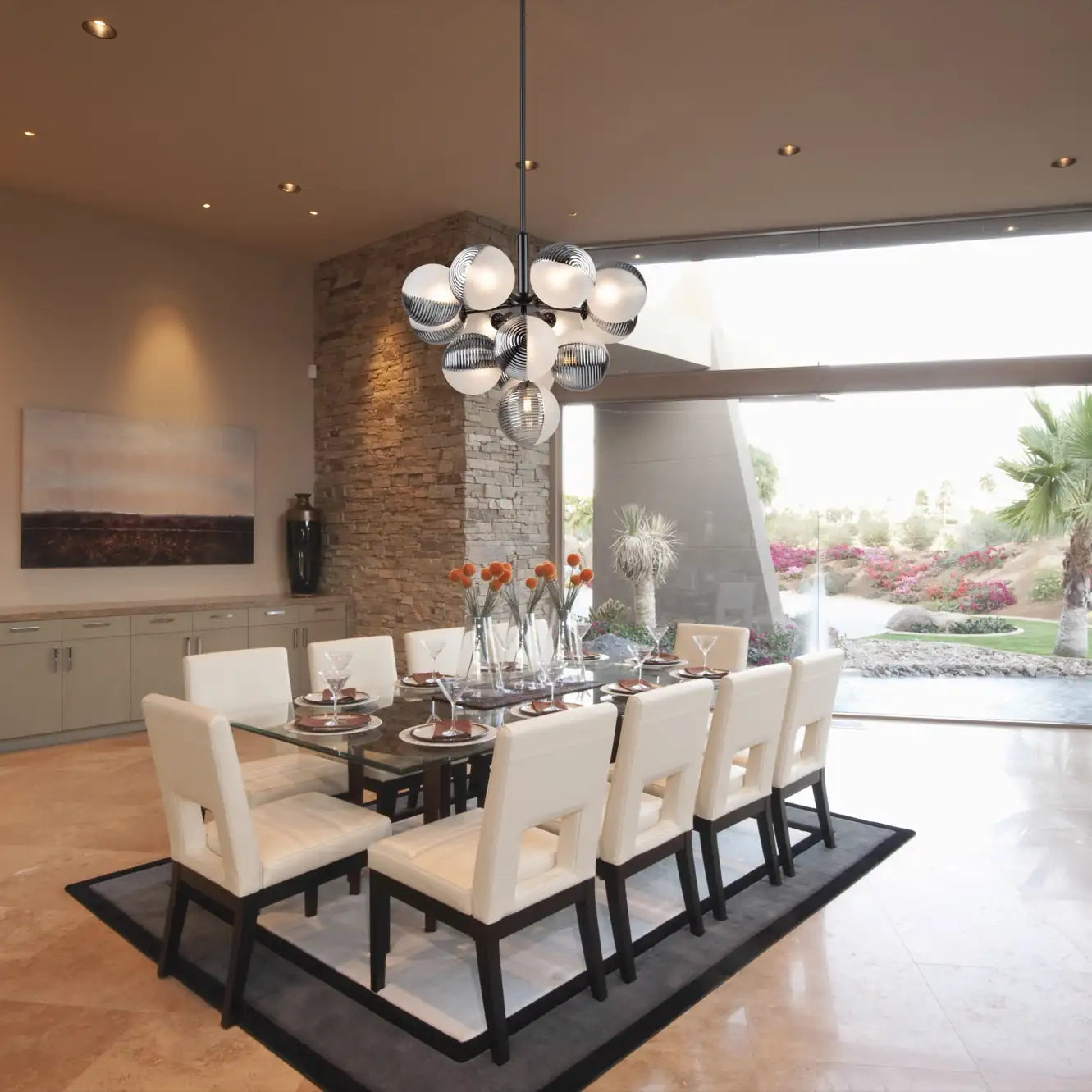 ARTCRAFT, BOLLA CHANDELIER, CHANDELIER LIGHT