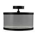 ARTCRAFT, CORA SEMI FLUSH MOUNT, SEMI FLUSH MOUNT LIGHT
