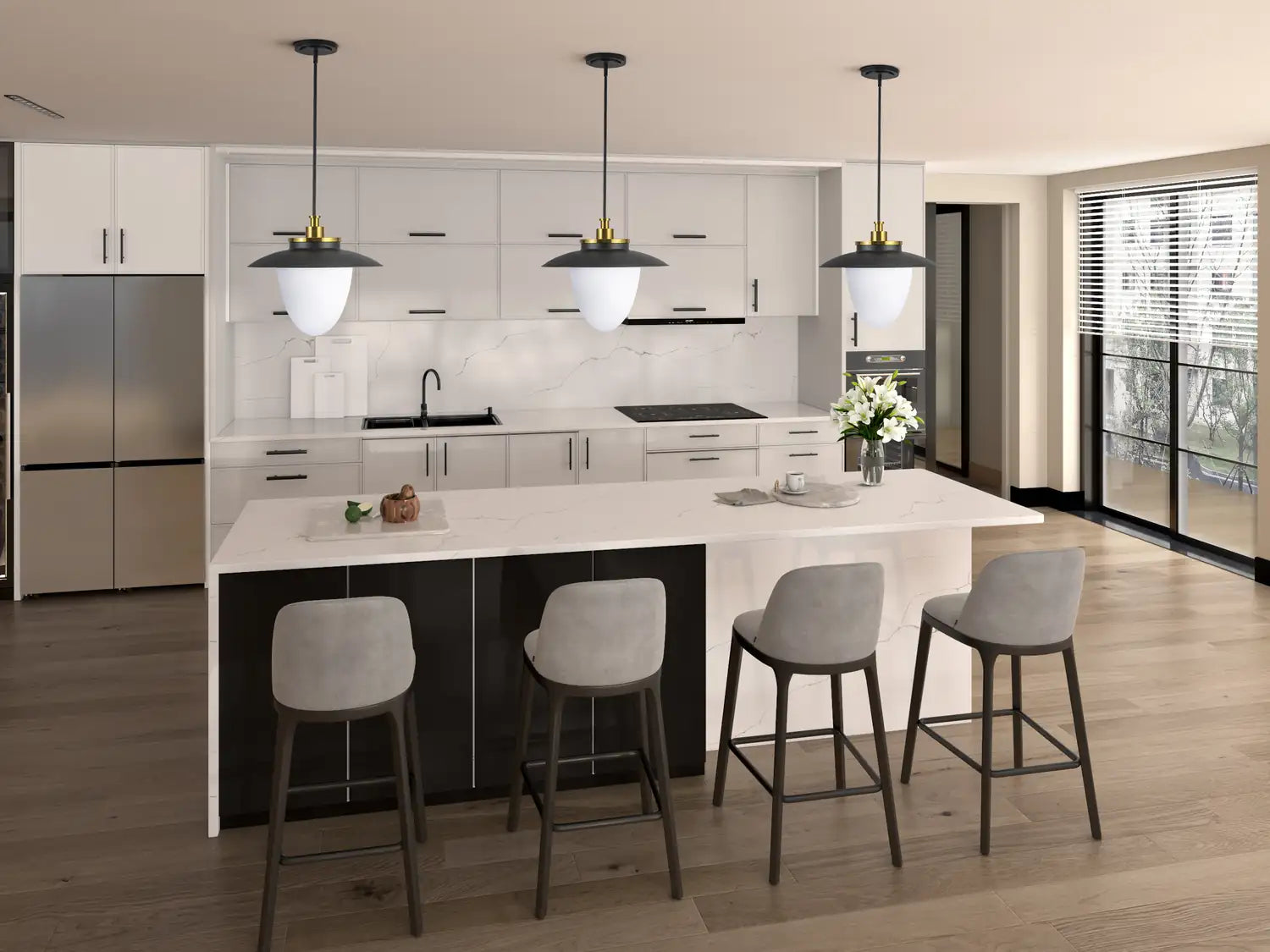 ARTCRAFT, DAHLIA PENDANT, PENDANT LIGHT