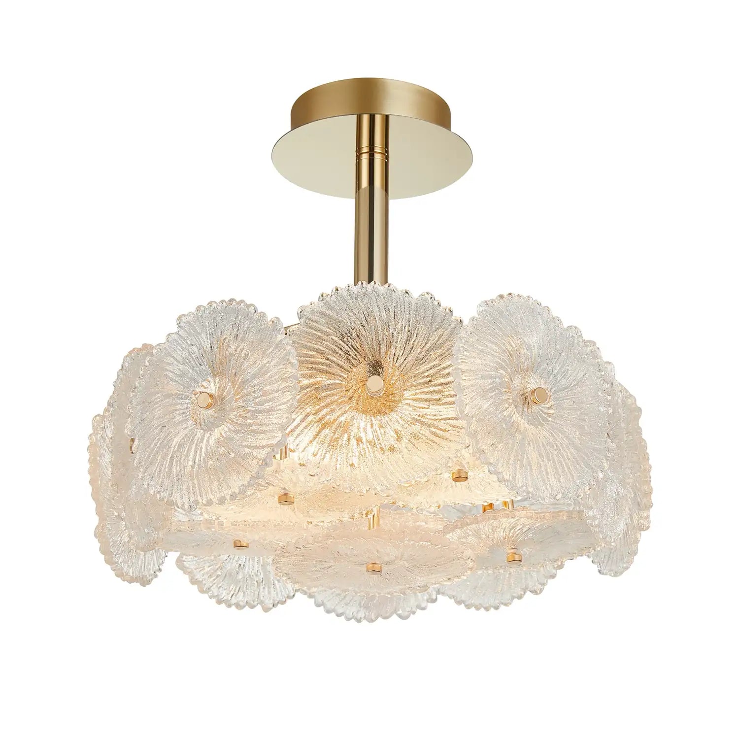 ARTCRAFT, BLOOM SEMI-FLUSH MOUNT, SEMI FLUSH MOUNT LIGHT