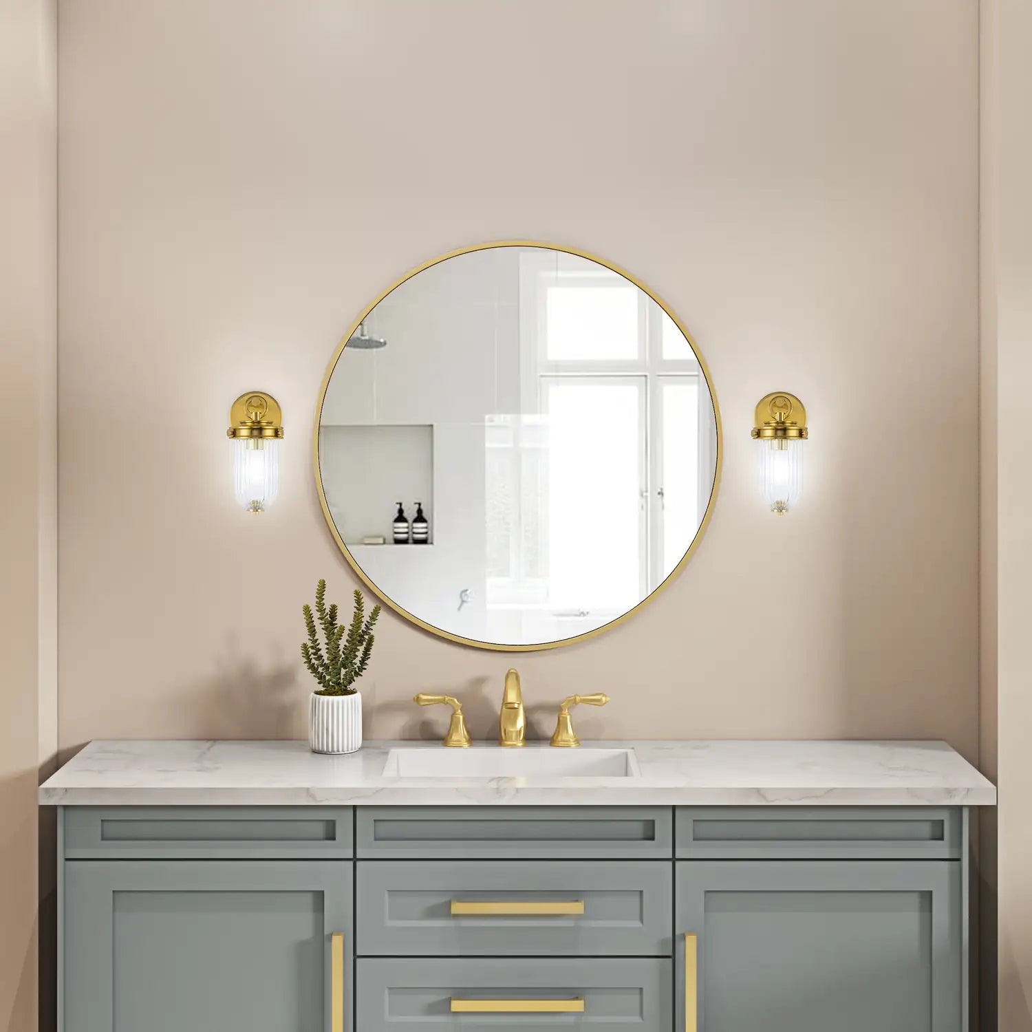 ARTCRAFT, MYLA WALL SCONCE, WALL SCONCES