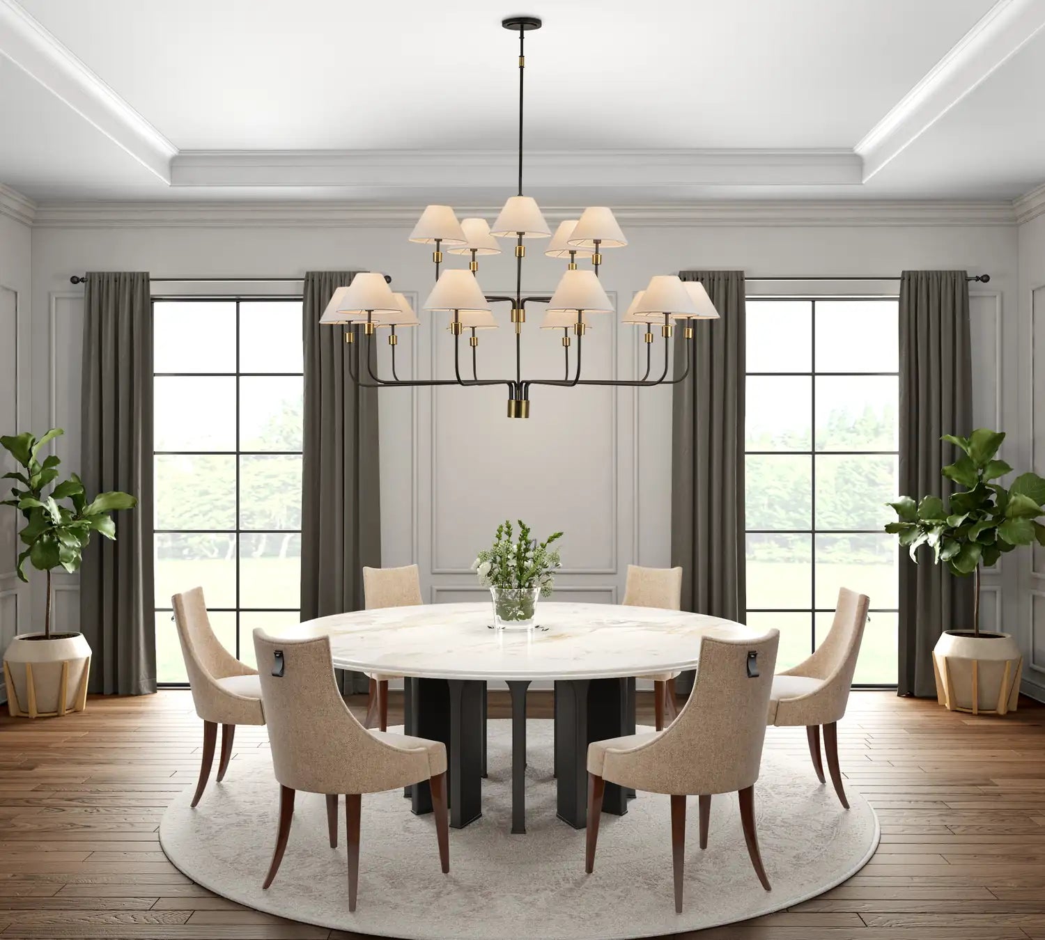 ARTCRAFT, PROVIDENCE CHANDELIER, CHANDELIER LIGHT