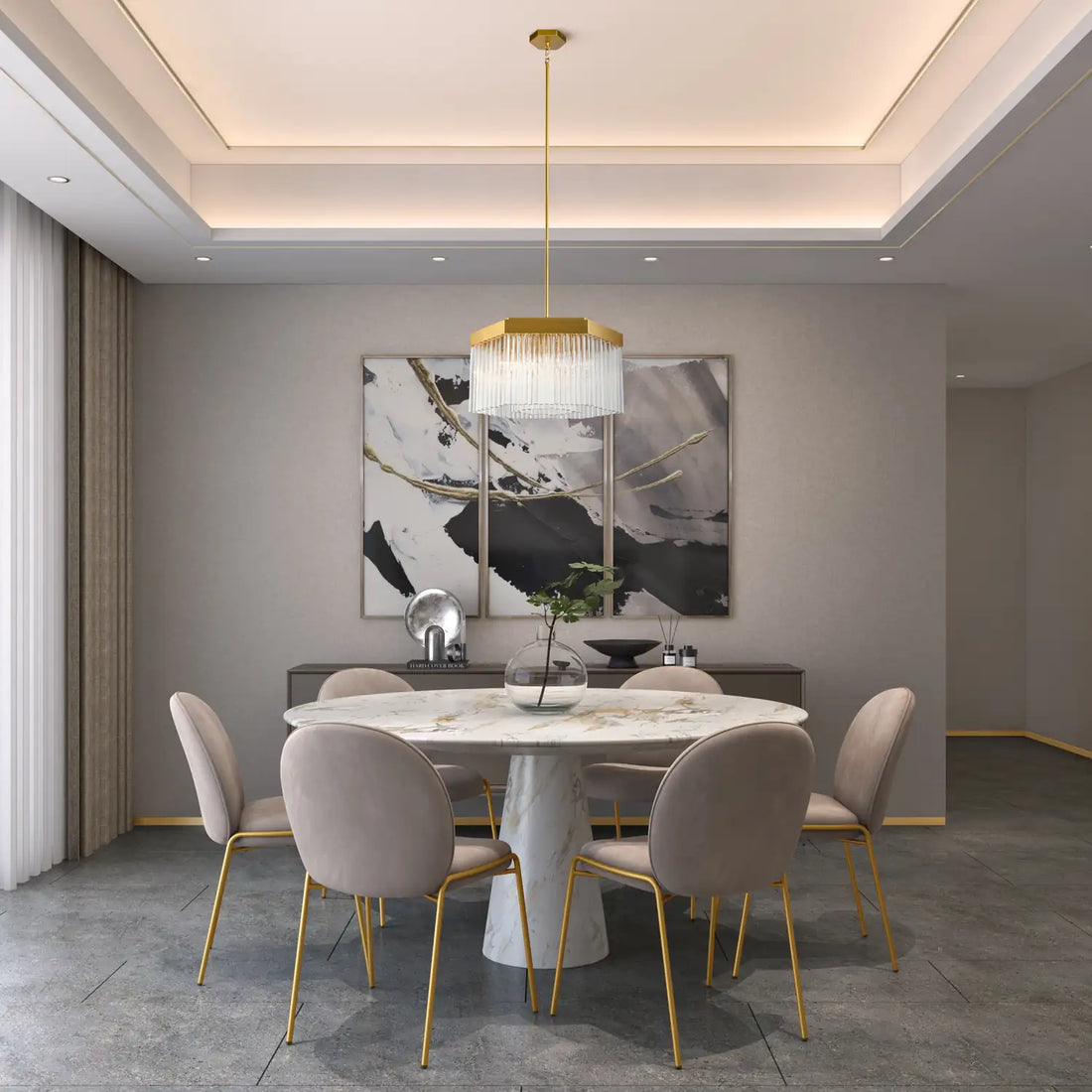 ARTCRAFT, EMMA CHANDELIER, CHANDELIER LIGHT