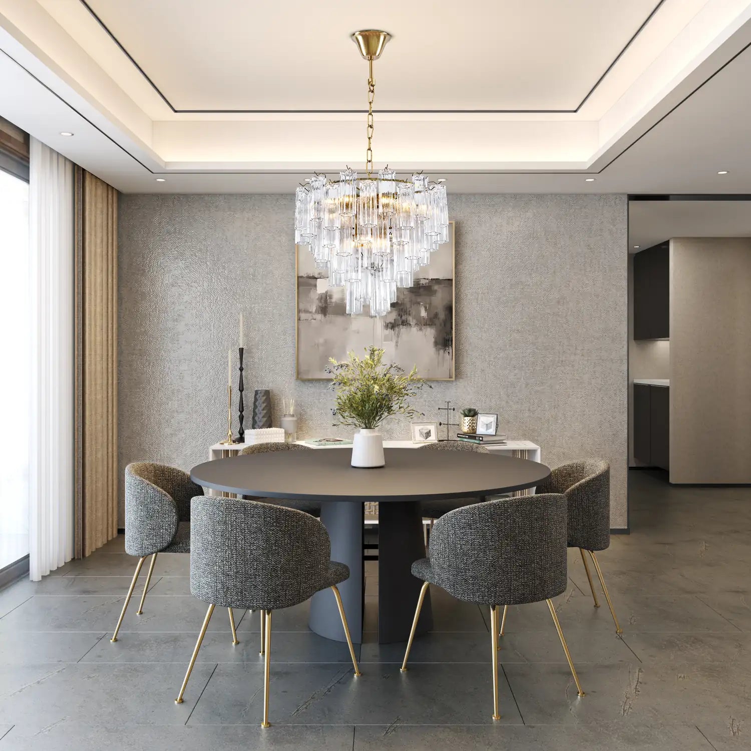 ARTCRAFT, SOPHIA CHANDELIER, CHANDELIER LIGHT