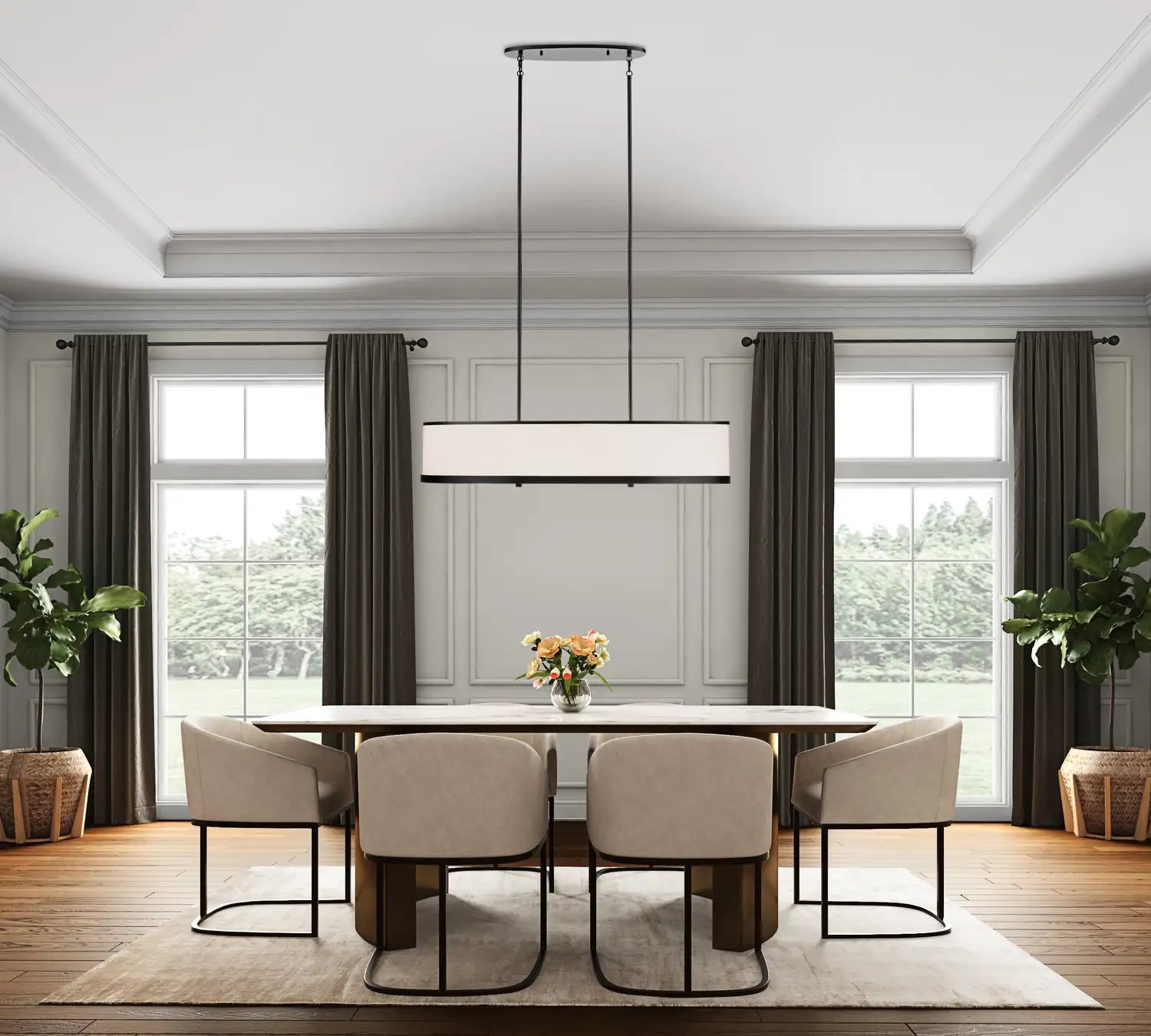 ARTCRAFT, HIGH STREET ISLAND LIGHT, LINEAR LIGHT