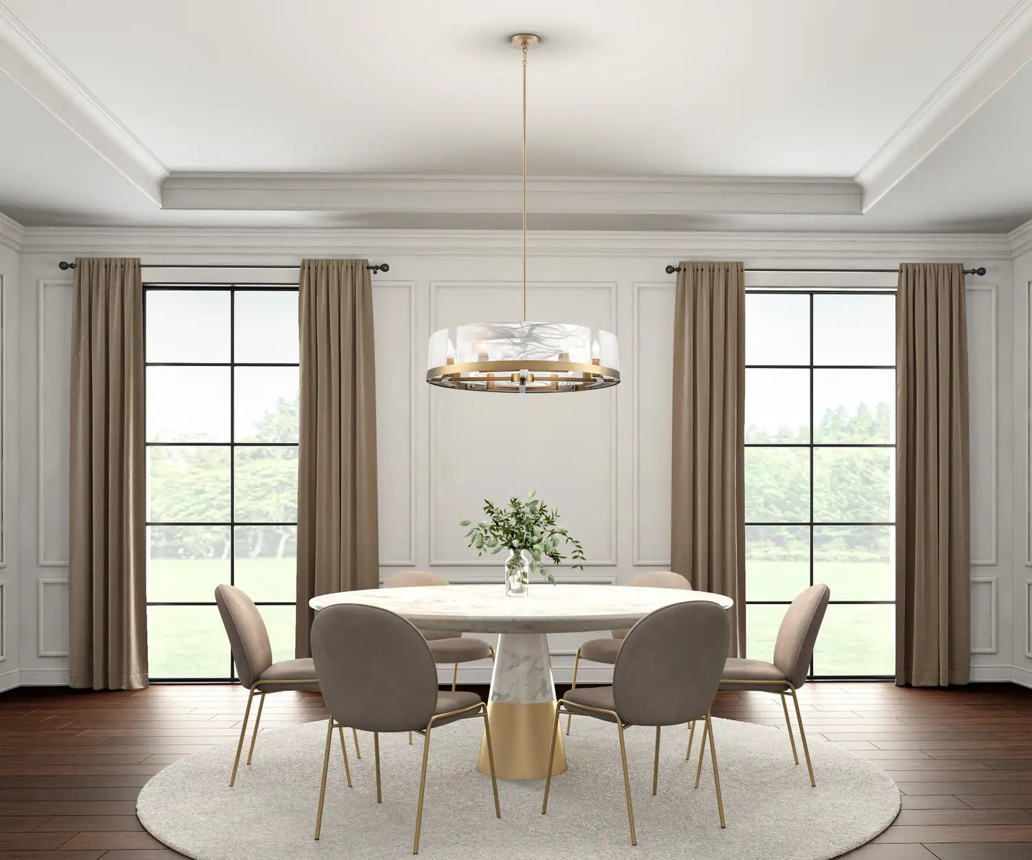 ARTCRAFT, SKYE CHANDELIER, CHANDELIER LIGHT