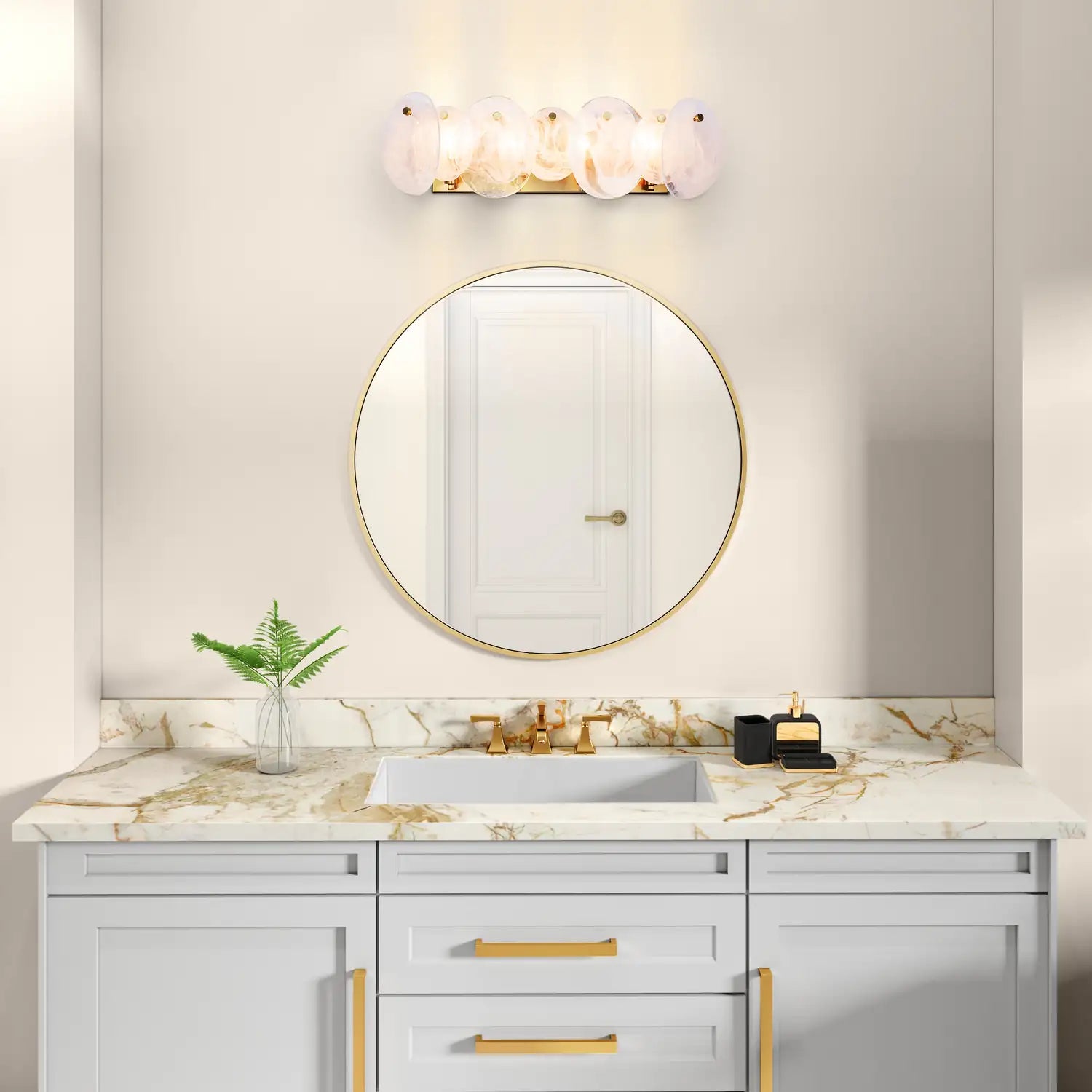 ARTCRAFT, LILY BATHROOM VANITY, VANITY LIGHT