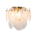 ARTCRAFT, LILY SEMI FLUSH MOUNT, SEMI FLUSH MOUNT LIGHT