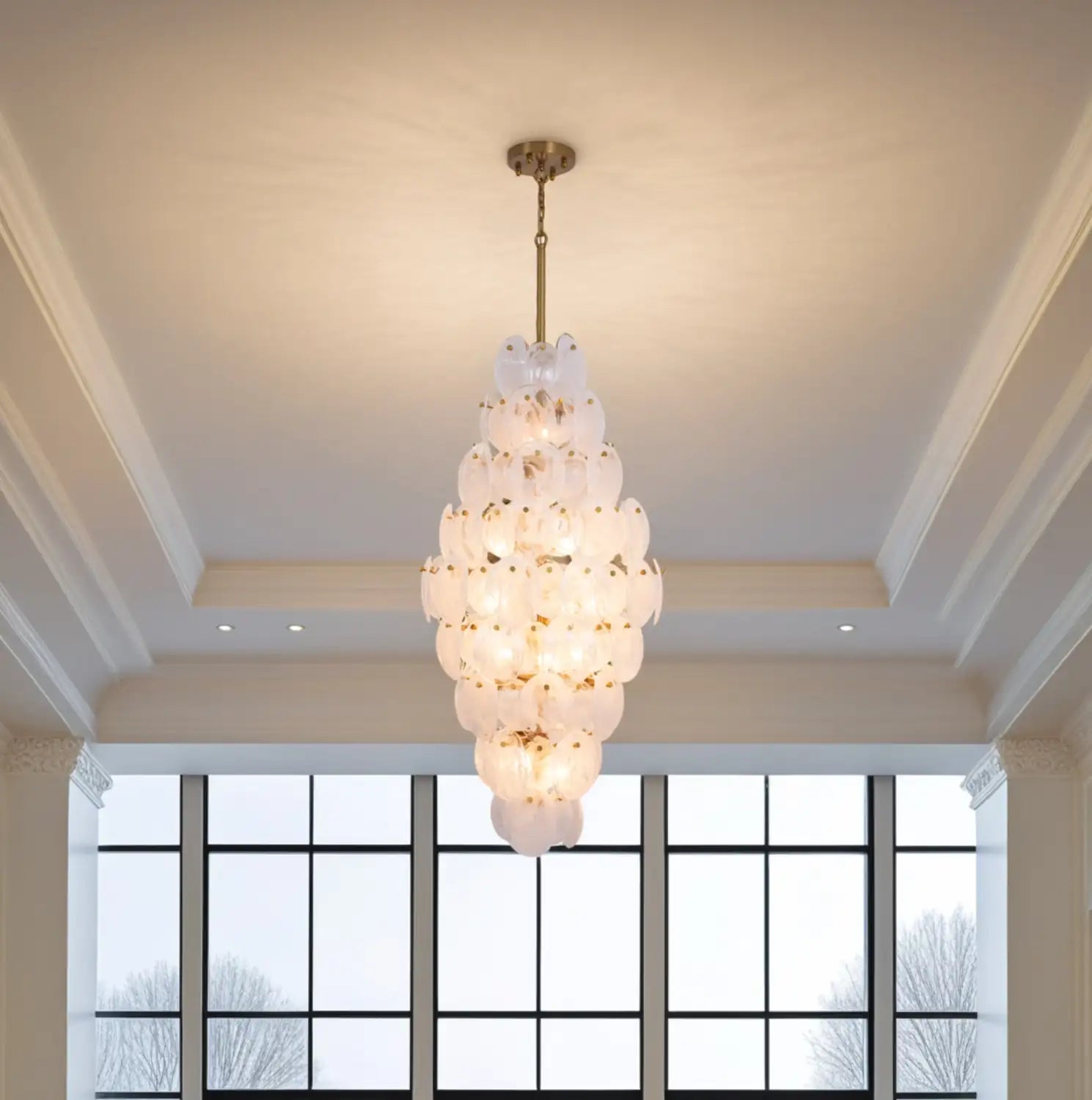 ARTCRAFT, LILY CHANDELIER, CHANDELIER LIGHT