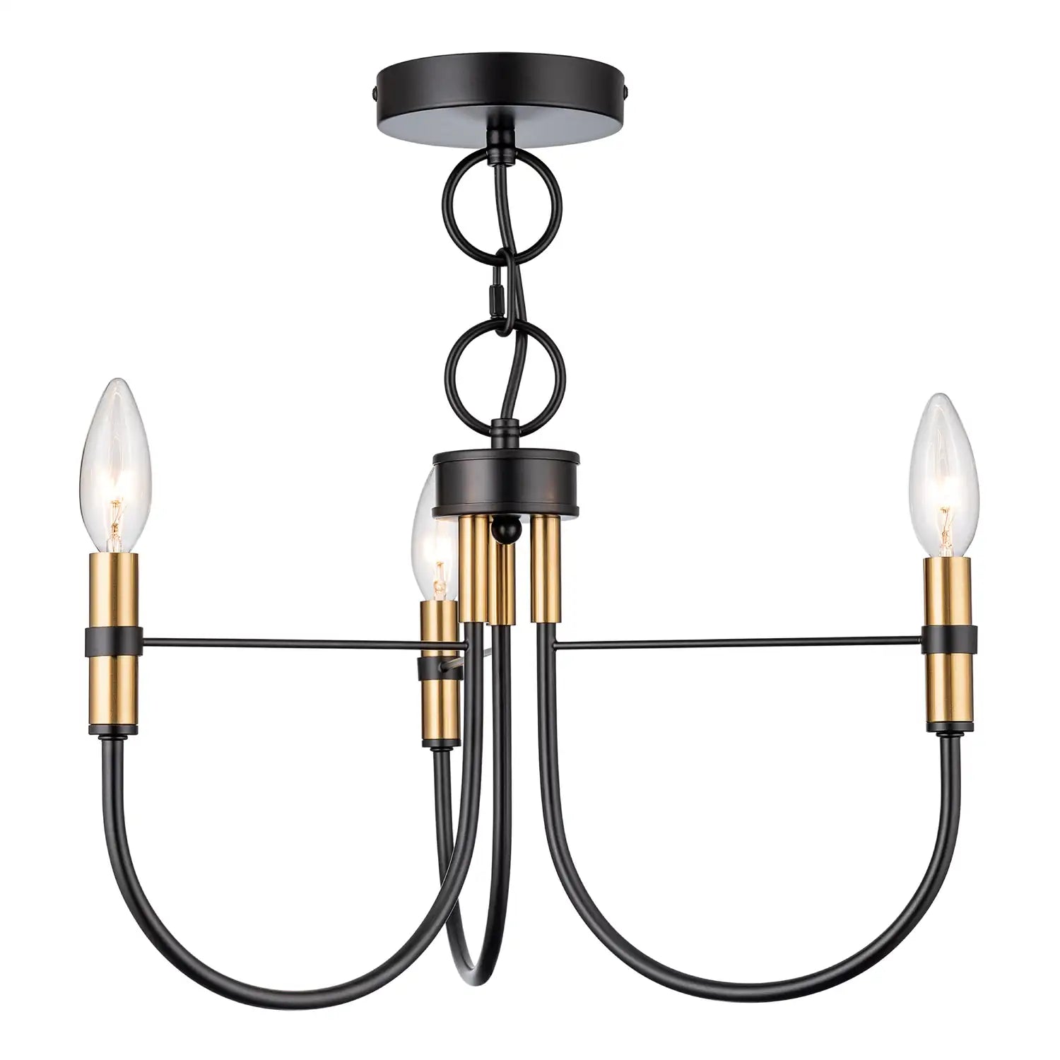 ARTCRAFT, FOUNDRY SEMI FLUSH, SEMI FLUSH MOUNT LIGHT