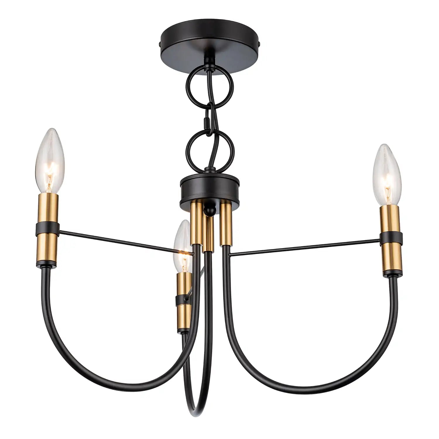 ARTCRAFT, FOUNDRY SEMI FLUSH, SEMI FLUSH MOUNT LIGHT