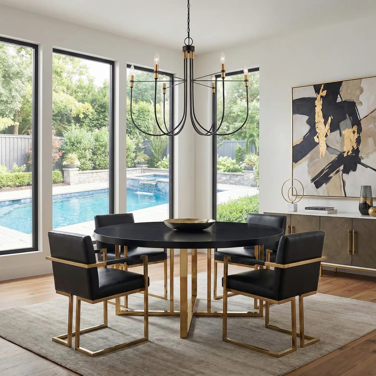ARTCRAFT, FOUNDRY CHANDELIER, CHANDELIER LIGHT