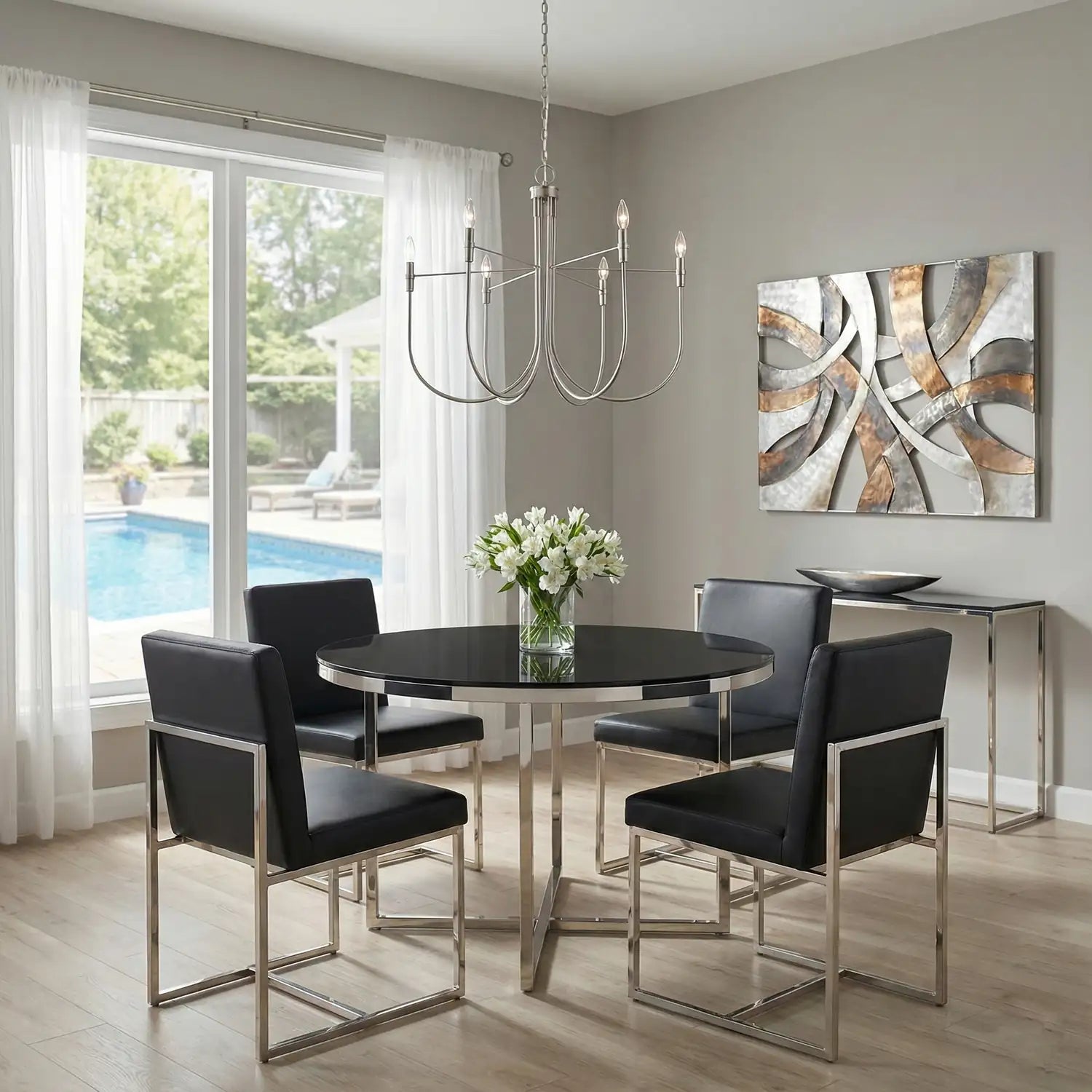 ARTCRAFT, FOUNDRY CHANDELIER, CHANDELIER LIGHT