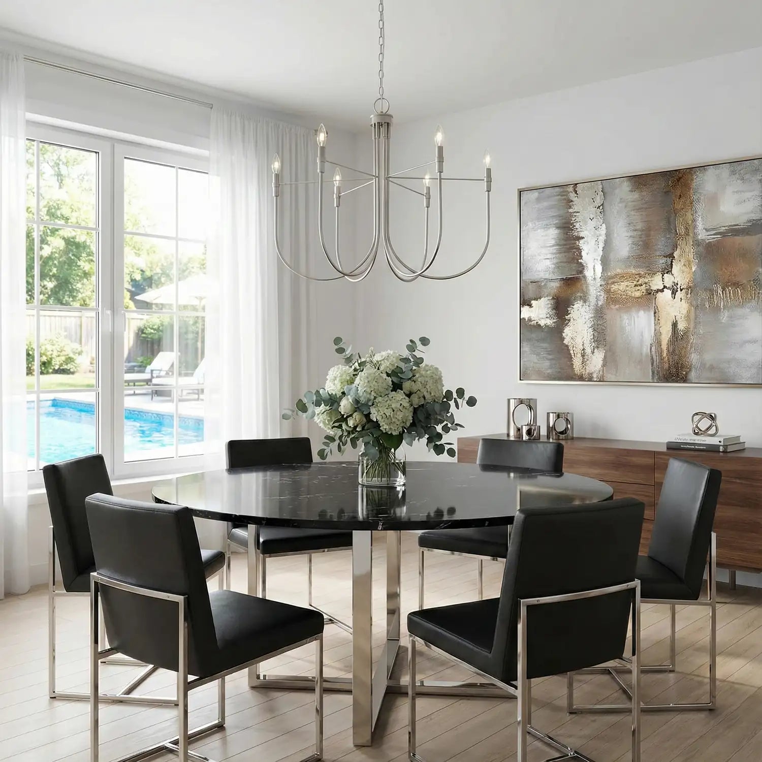 ARTCRAFT, FOUNDRY CHANDELIER, CHANDELIER LIGHT