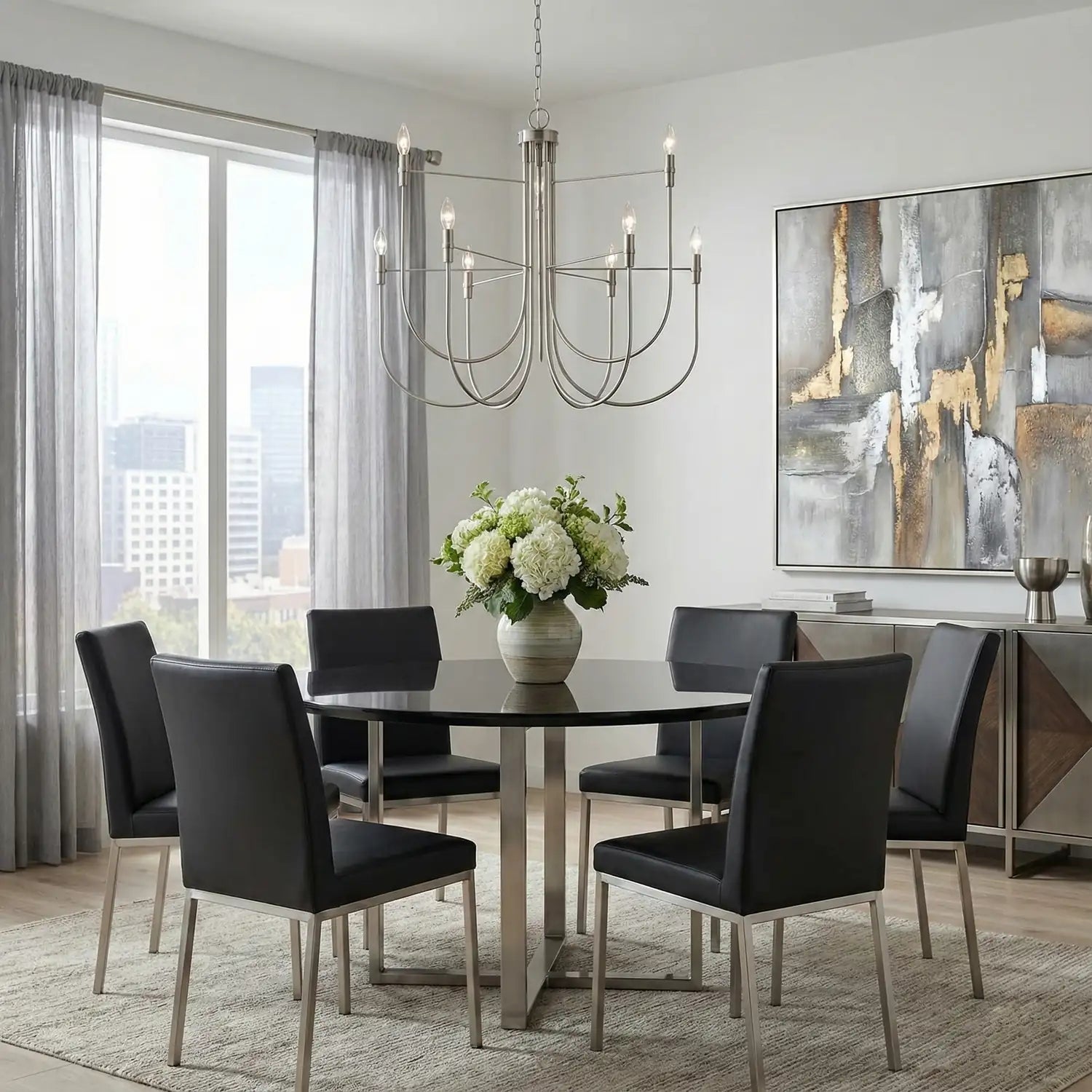 ARTCRAFT, FOUNDRY CHANDELIER, CHANDELIER LIGHT