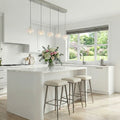 ARTCRAFT, MOONLIGHT LINEAR ISLAND CHANDELIER, LINEAR LIGHT
