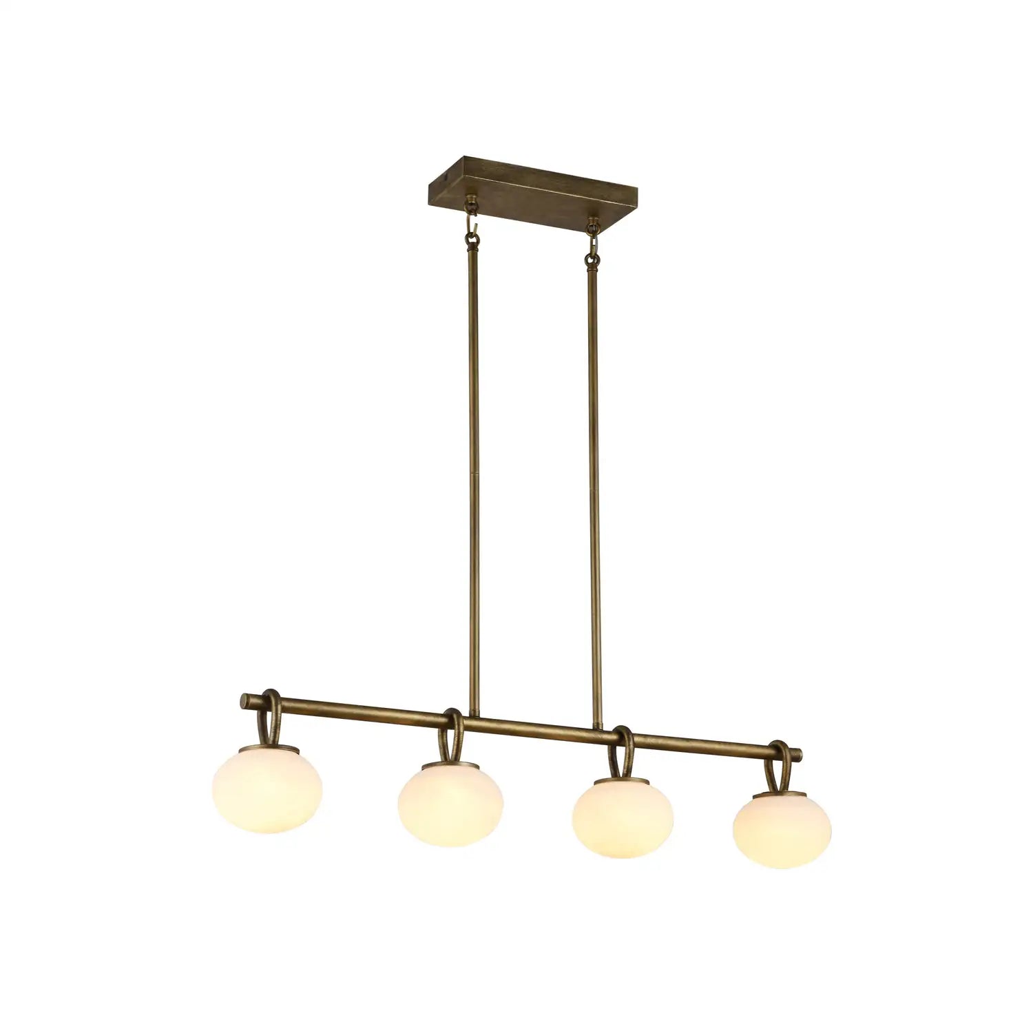 ARTCRAFT, VELORA LINEAR ISLAND CHANDELIER, LINEAR LIGHT