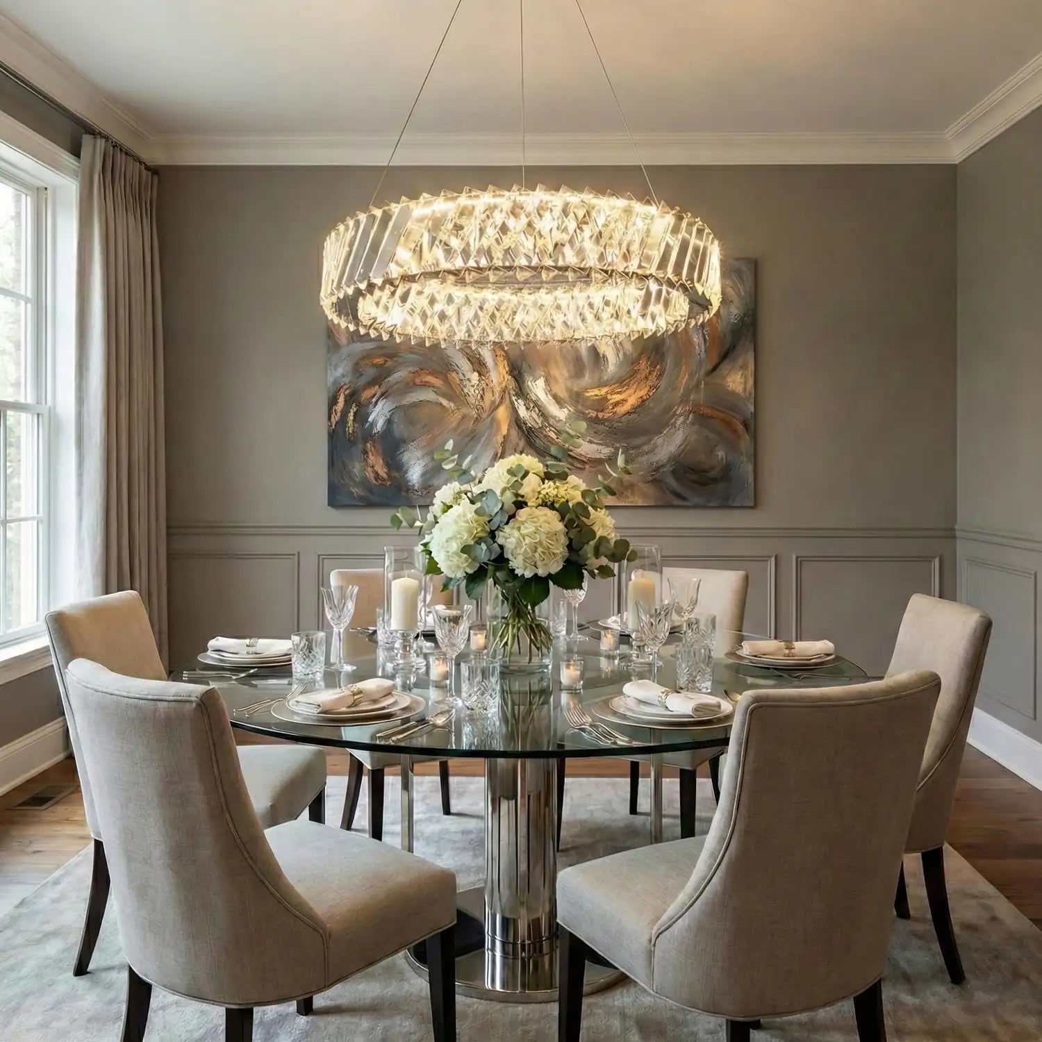 ARTCRAFT, ALYA CHANDELIER, CHANDELIER LIGHT