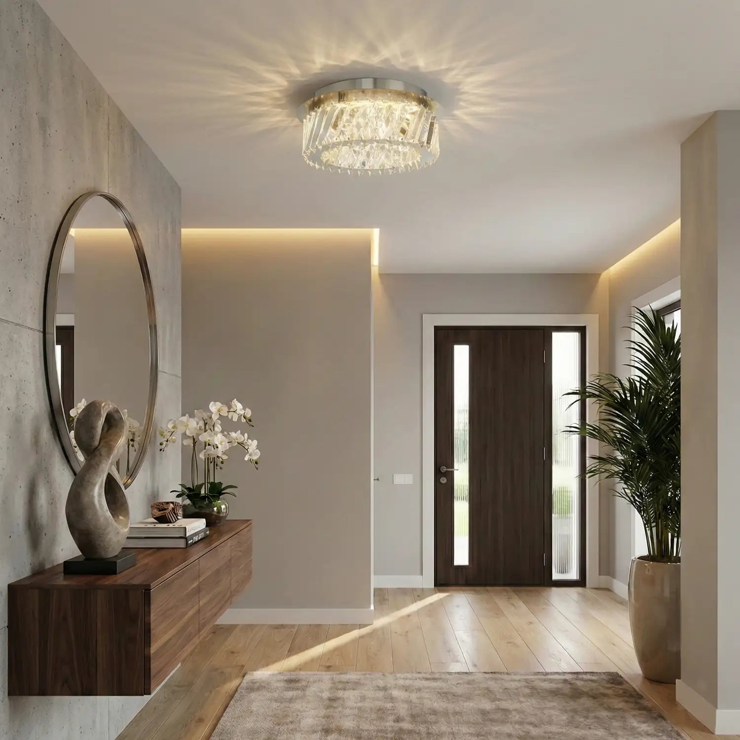 ARTCRAFT, ALYA FLUSH MOUNT, FLUSH MOUNT CEILING LIGHTS
