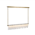 ARTCRAFT, ROSELLE LINEAR ISLAND CHANDELIER, LINEAR LIGHT