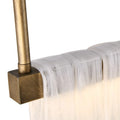 ARTCRAFT, ROSELLE LINEAR ISLAND CHANDELIER, LINEAR LIGHT