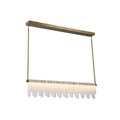 ARTCRAFT, ROSELLE LINEAR ISLAND CHANDELIER, LINEAR LIGHT