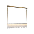 ARTCRAFT, ROSELLE LINEAR ISLAND CHANDELIER, LINEAR LIGHT