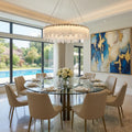 ARTCRAFT, ROSELLE CHANDELIER, CHANDELIER LIGHT
